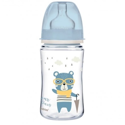 Бутылочка Canpol 35/232 антиколиковая Easystart Bonjour Paris 240 мл синяя Бутылочка Canpol 35/232 антиколиковая Easystart Bonjour Paris 240 мл синяя