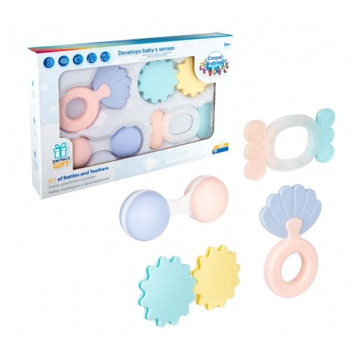 Набор Canpol 79/401 первых погремушек Pastel Набор Canpol 79/401 первых погремушек Pastel