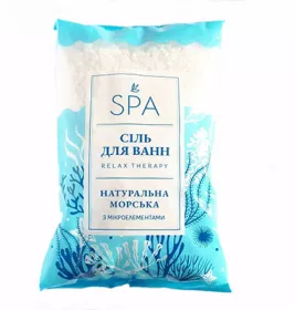 Сіль SPA для ванн Натуральна морська пакет 1 кг