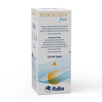 Риболізин Фрі офтал. р-н флак. 10мл