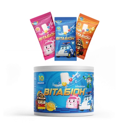 *Вітабіон з підсолоджувачем для дітей від 3 років льодяники 5г №50