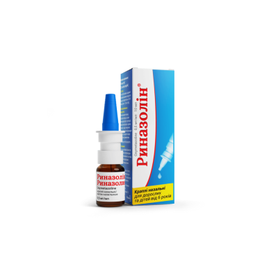 Риназолін краплі 0,025% по 10 мл у скляному флаконі 1 шт.
