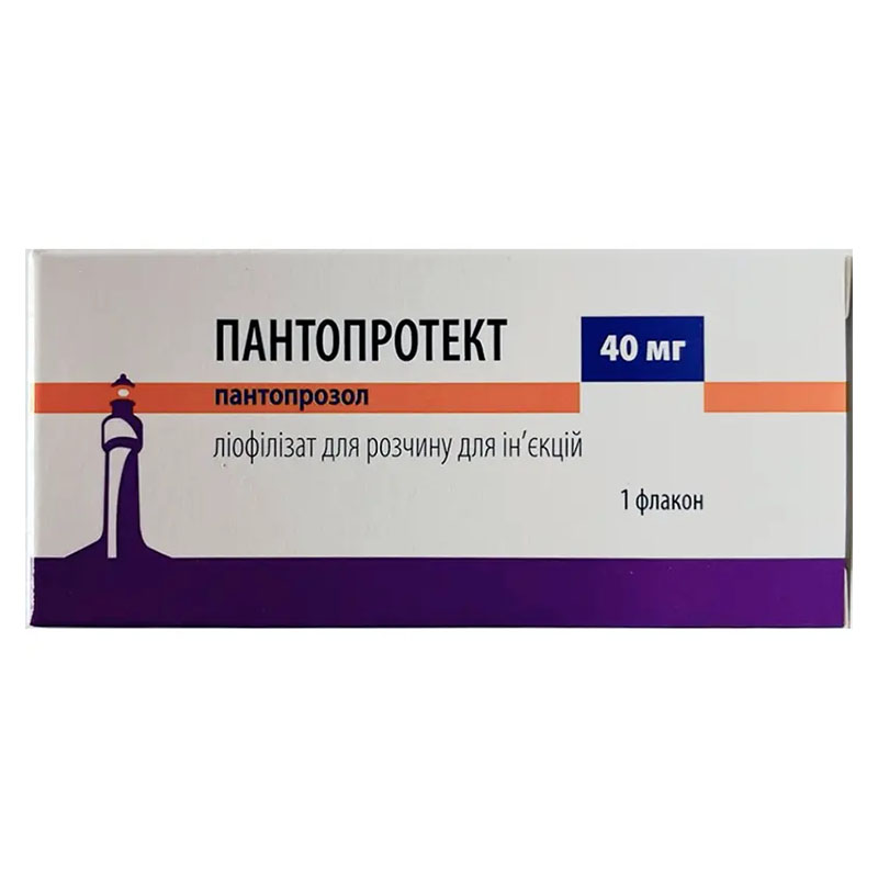 Пантопротект порошок по 40 мг у флаконі 1 шт.