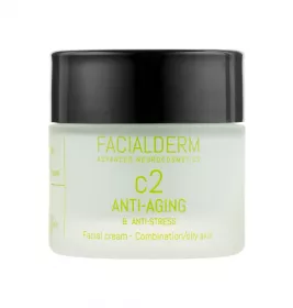 *Крем Facialderm антивіковий себорегулювання та антистрес для масної та комбінованої шкіри 50 мл