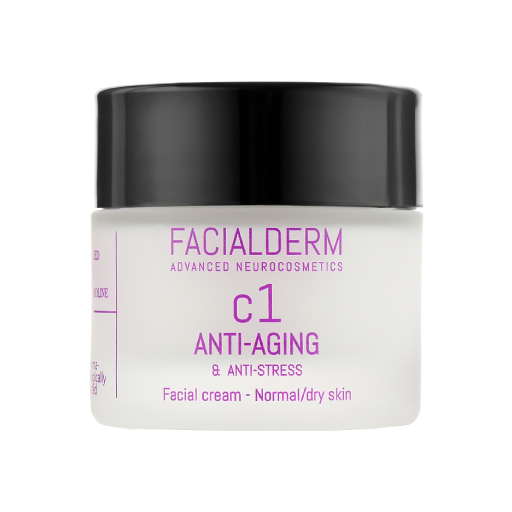 *Крем Facialderm антивіковий зміцнення та антистрес для сухою та нормальної шкіри 50 мл