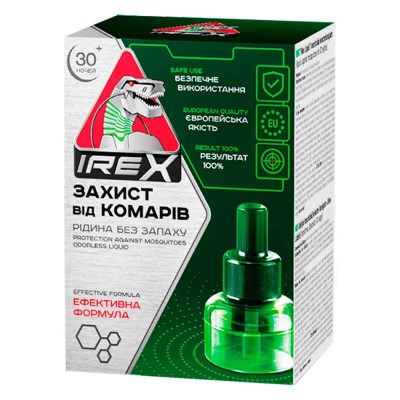 *Рідина IREX від комарів 30 ночей 20 мл