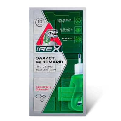 *Пластини IREX від комарів 10 шт (40/240)