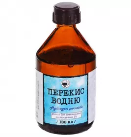 Перекис водню розчин 3% по 100 мл у флаконі 1 шт. - Житомирська ФФ