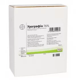 Урографін розчин для ін'єкцій 76% в ампулах по 20 мл 10 шт.