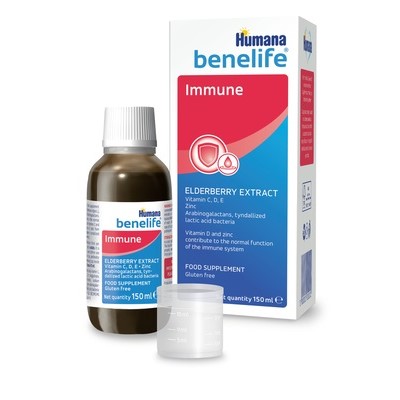 Humana Benelife Immune Бенелайф Імуно сироп для дітей та дорослих 150мл фл.