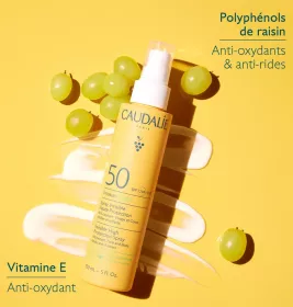 *Спрей Caudalie 376 Vinosun Солнцезащитный SPF 50 150 мл