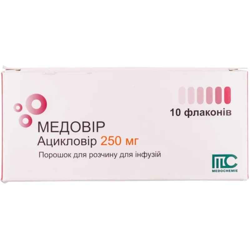 Медовір порошок по 500 мг у флаконі 10 шт.