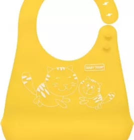 *BABY TEAM нагрудник силіконовий 6591