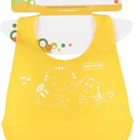 *BABY TEAM нагрудник силіконовий 6591