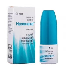 Назонекс спрей 50 мкг/доза по 140 доз у флаконі 1 шт.