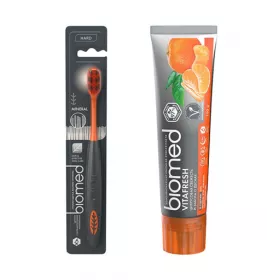 *Зубная щетка Biomed Black + зубная паста Biomed Vitafresh 100 г