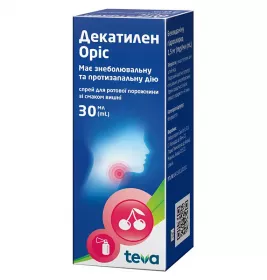 Декатилен Оріс спрей 1,5 мг/мл по 30 мл у флаконі 1 шт.
