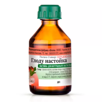 *Глоду настоянка скл.фл. 100мл ТМ АйВі