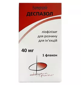 Деспазол ліофілізат д/р-ну. д/ін. 40 мг фл. №1