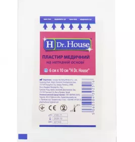 *Пластир H.Dr.House бакт. стерил. н/ткан. 6 х 10 см №1