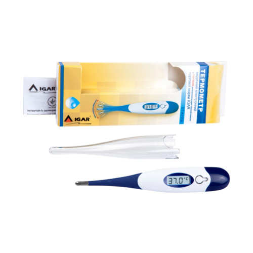 *Термометр IGAR DT-K111A мед. електр. з гнучким наконечником