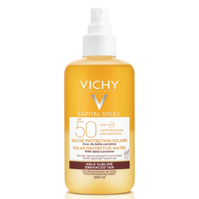 *БОМ VICHY Капіталь солей ДВОФАЗНИЙ ЗВОЛОЖ СПРЕЙ ДЛЯ ТІЛА SPF 50