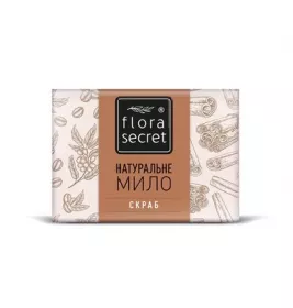 *Скраб-мыло Flora Secret с эф. маслом корицы и молотым кофе 75 г