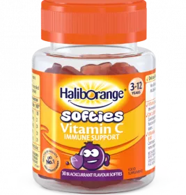 *Haliborange Вітамін С желейки для дітей 3-12 років Смородина №30