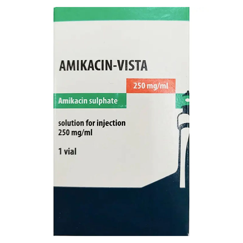 *Амікацин-Віста р-н д/ін. 250 мг/мл фл. 2 мл №1