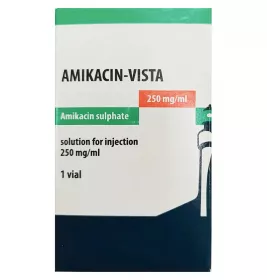 *Амікацин-Віста р-н д/ін. 250 мг/мл фл. 2 мл №1