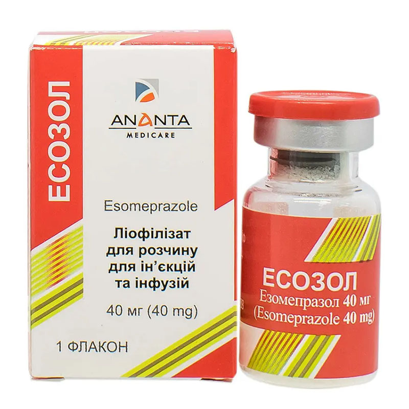 Эсозол лиофилизат по 40 мг во флаконе 1 шт.