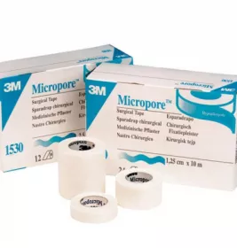 *Пластир Micropore мед. 2,5 см х 5 м н/ткан. білий