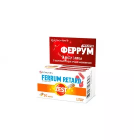 *Зест Феррум ретард табл. №30