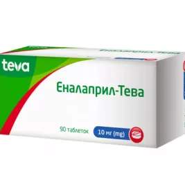 Еналаприл-Тева таблетки по 10 мг 90 шт.
