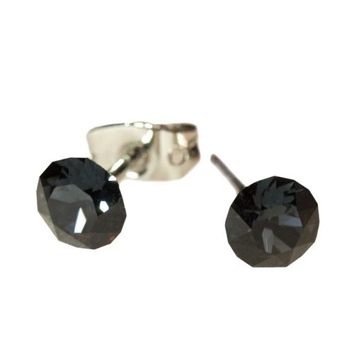 Сережки Dr.Biju Сириус 5,3мм Графит