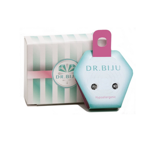 Сережки Dr.Biju Сіріус 5.3 мм Графіт