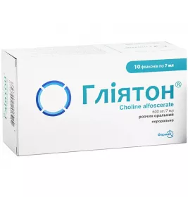 Гліятон р-н орал. 600мг/7мл 7мл флак. №10