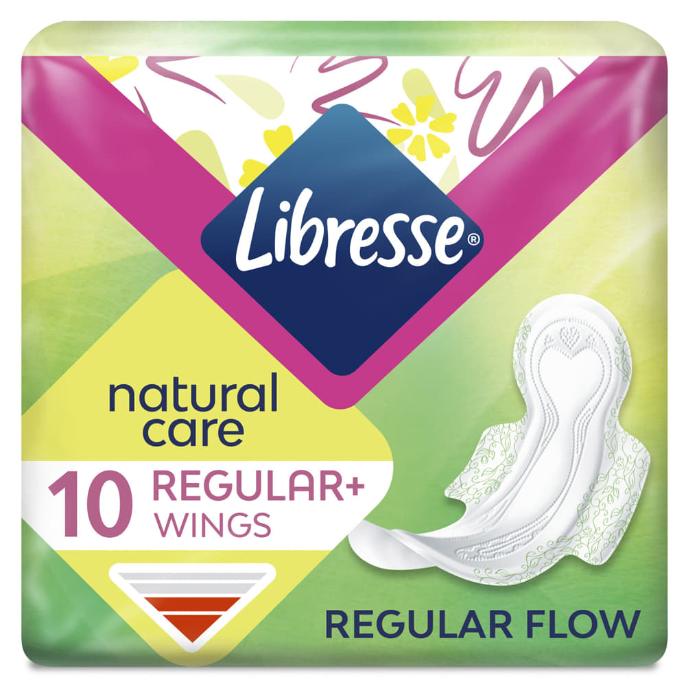 *Прокладки гіг. Libresse Natural Care Ultra Clip Normal №10