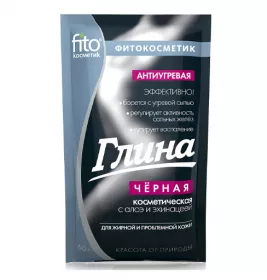 *Глина косметична Фітокосметик з алое та ехінацеєю пакет 60 г