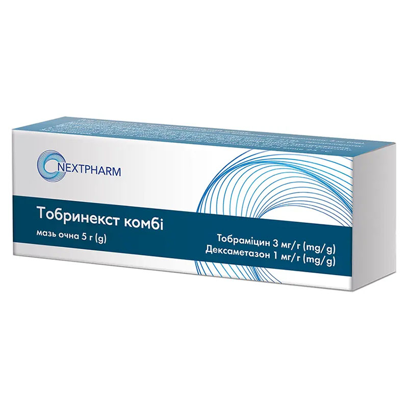 Тобринекст Комбі мазь очна по 5 г у тубах