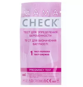 *Тест-полоска Mamacheck для определения беременности №1