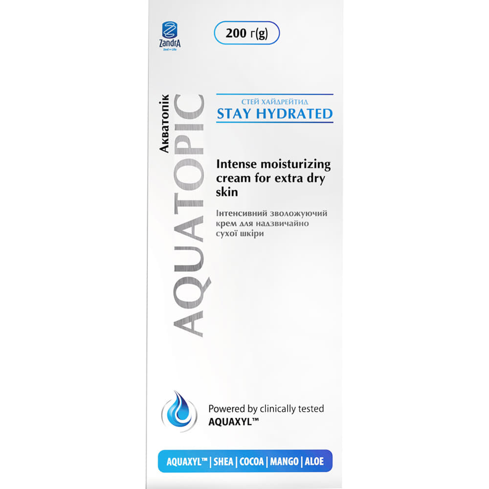 *Крем Aquatopic Stay Hydrad для дуже сухої шкіри 200 мл