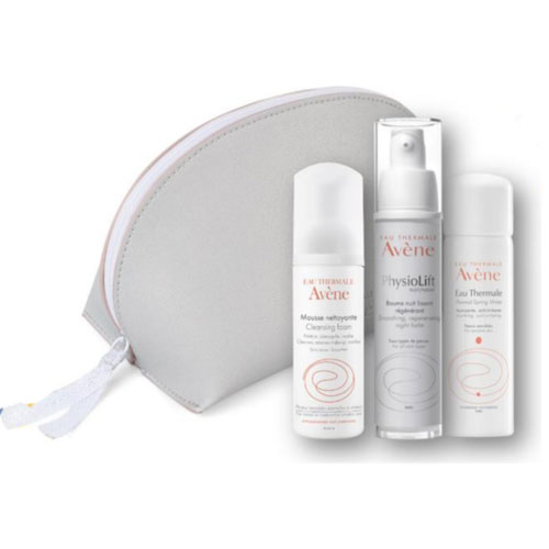 *Набір Avene Фізіоліфт Нічний бальзам 30мл + Мус очищ. 50мл + Вода терм. 50мл
