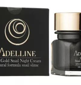 *Крем Adelline нічний 24к золото + Равлик 100 мл