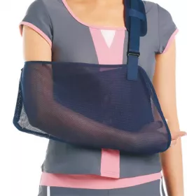 *Бандаж для подтримки руки синій AS-02 р. L