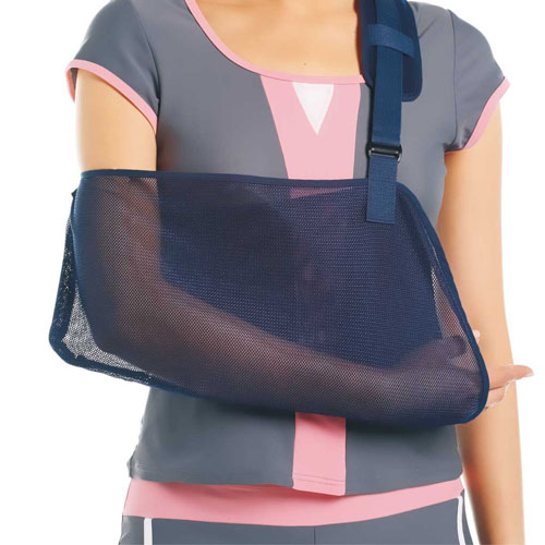 *Бандаж для подтримки руки синій AS-02 р. S