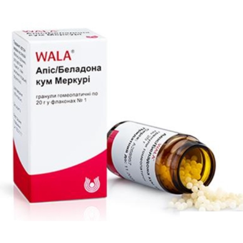 *Апіс/Беладона Кум Меркурі гран. гомеоп. 20 г фл.
