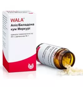*Апіс/Беладона Кум Меркурі гран. гомеоп. 20 г фл.