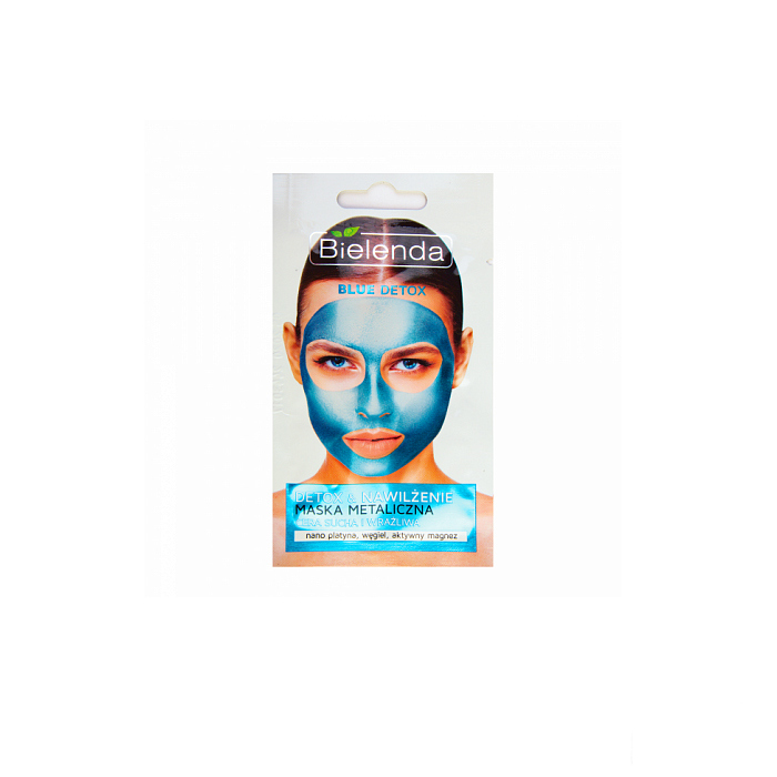 *Маска Bielenda Детокс Блу очищ. для сухої чутл. шкіри 8 г