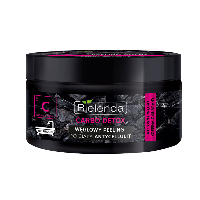 *Скраб Bielenda Карбо Детокс для тіла Антицелюліт Вугільний сольовий 250 мл